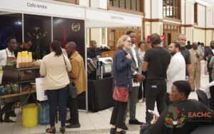 Visitors and exhibitors connecting across the EACMC 2025 marketplace